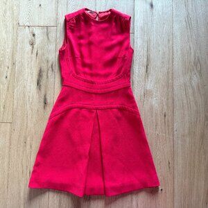 Positively glowing, in rouge Miu Miu!  Mini dress, 38 or XS